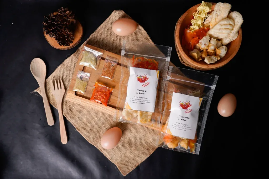 Foto produk makanan dengan styling